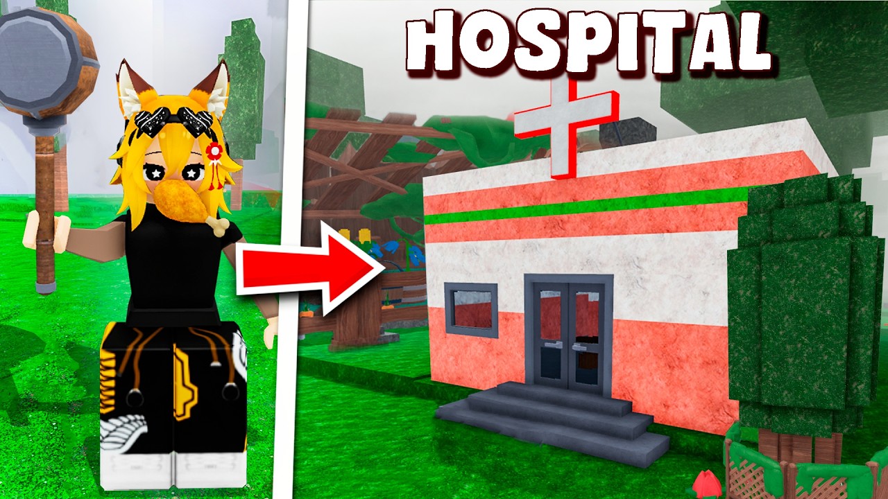 🦊Construí uma BASE no HOSPITAL no 99 Noites! 🏠