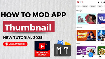 HOW TO MOD THUMBNAIL MAKER USING MT MANAGER TUTORIAL FULL 2025