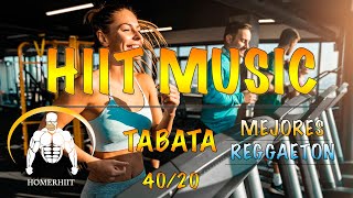 HIIT WORKOUT MUSIC  40/20  MEJORES REGGAETONES VOL.2   TABATA SONGS