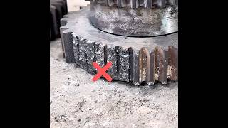 When Skill Meets Precision - Rebuilding a Completely Broken Gear to Life Again #⚙️