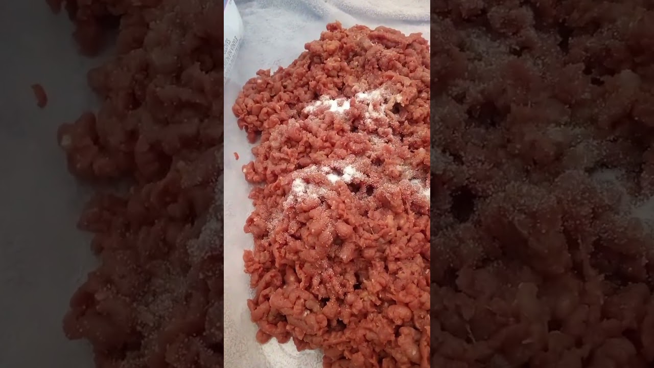 ground deer meat for jerky
