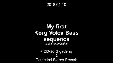 phrozenlight - My first Korg Volca Bass   sequence