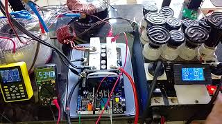 260509VAGP7VN8 Test uji voltage &amp; beban KIT INVERTER PSW EGS002 TO247 12Mosfet 48V