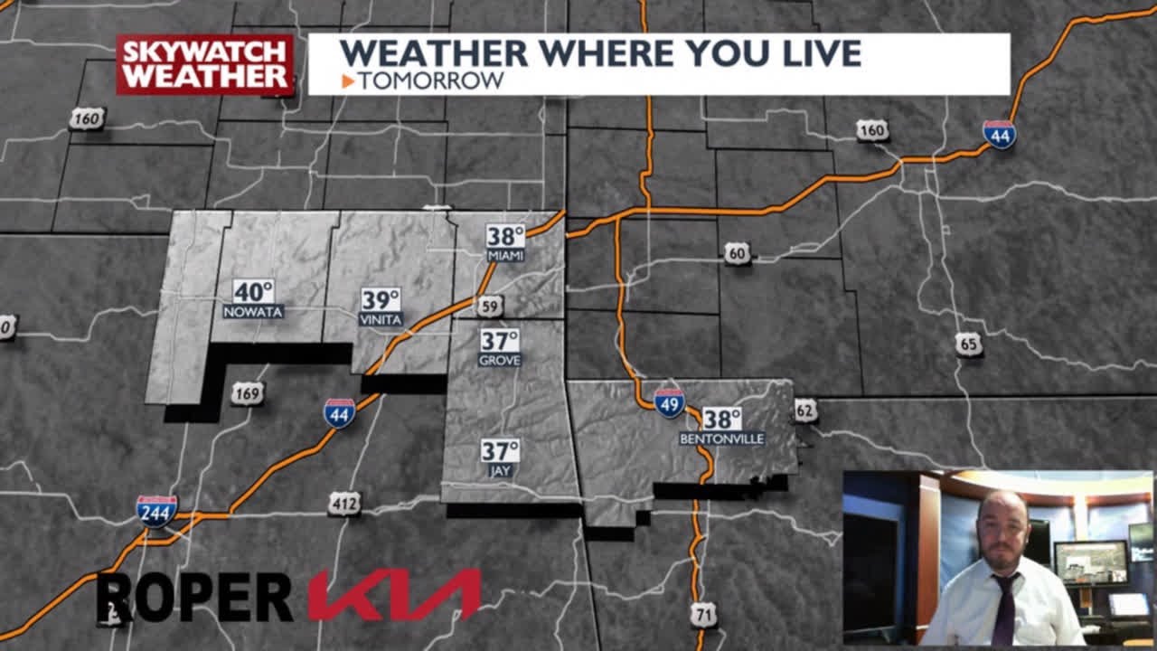 Breezy, colder, with a wintry mix today. - YouTube