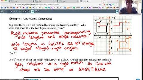 Geometry.  Lesson 4-1: Congruence