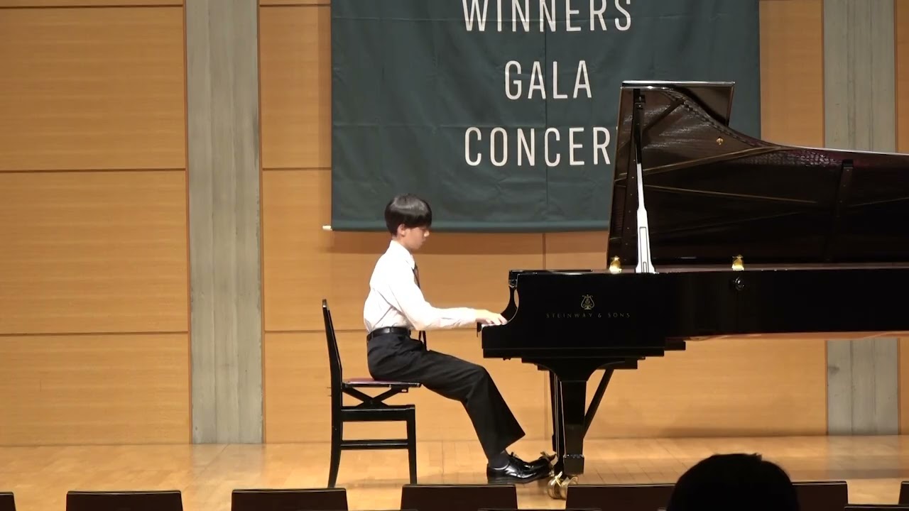 全日本ピアノコンクール2024 入賞者コンサート 中学生部門 宮城暖