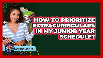 How To Prioritize Extracurriculars In My Junior Year Schedule?