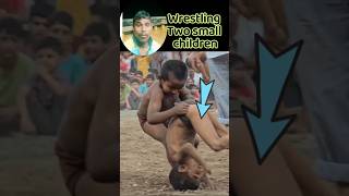 Kids Kabaddi Wrestling Match   10 Year Old Boys Amazing Fight Style Game  Afghanistan Vs Pakistan