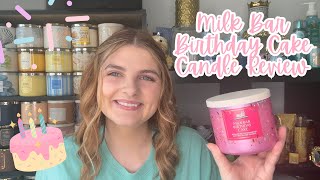 Milk Bar Birthday Cake Bath and Body Works Candle Post Burn Review!