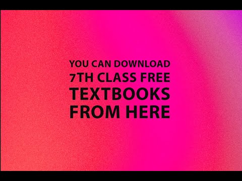 How to download free Class 7 Textbooks Books _ How to Download Punjab Books - My Info Master