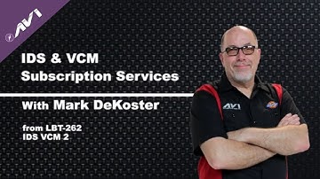 IDS & VCM Subscription Services | Mark DeKoster  | Tech Tip
