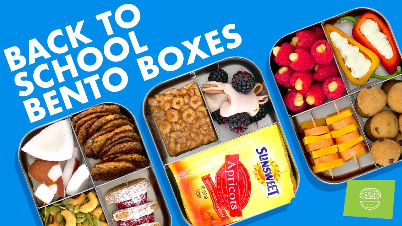 Inwoner behalve voor dwaas DIY Back To School Bento Snack Boxes! Easy Healthy Recipes! - YouTube