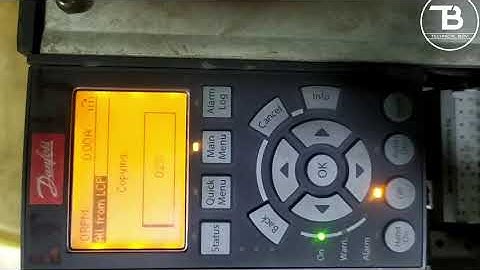 Danfoss VFD training, how to parameters save in vfd #FC302 series