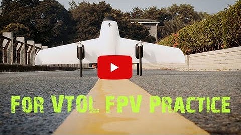 10km Control Range Action Cameras Compatible FPV VTOL for Beginners