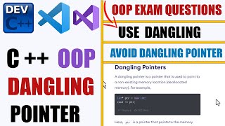 Dangling Pointers in OOP | C++ Programming