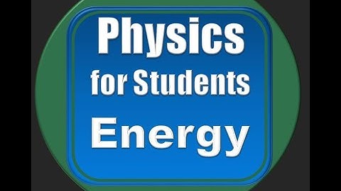Chapter 5  Work and Energy  Module 1 Pt  1 (Lecture)