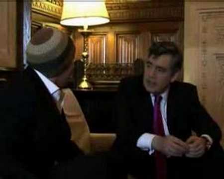 Adrain Sudbury meets Prime Minister Gordon Brown