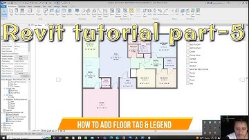 How to add room tag and legend in floor plan/Revit tutorial part-5