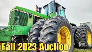Fall Tractor and Equipment Auction 2023