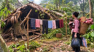 The young woman personally renovated an abandoned house and built a bamboo house amidst nature.