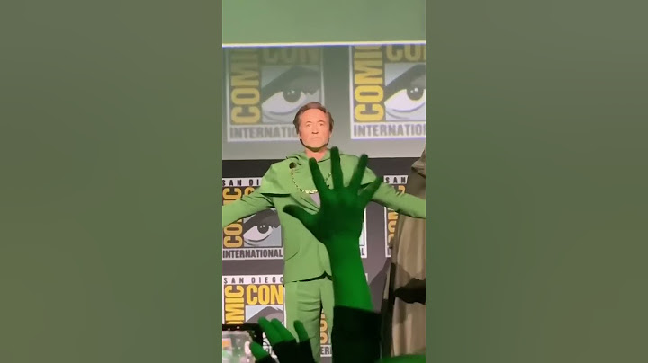 Robert Downey Jr. 🔥 Doctor Doom reveal at #SDCC #Marvel