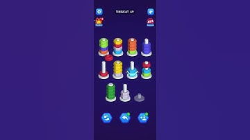 Nut Sort Level #69 #nutsort #gameplay #gameplaynutsort