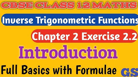 Chapter 2 Exercise 2.2 Introduction -Inverse Trigonometric Functions CBSE Class 12 Maths Tamil|NCERT