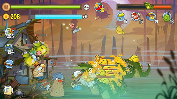 Swamp Attack - Hard Mode. Episode 10 Level 1 Gameplay Android walkthrough