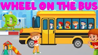 Wheel On The Bus Song Song For Kids Learning For Toddler Abc Tv Nursery Rhymes And Kids Song