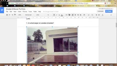Inserting Images Into Google Docs