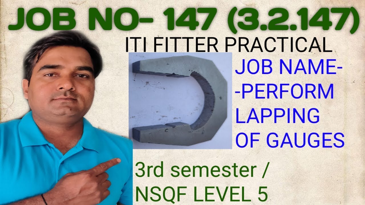 ITI FITTER PRACTICAL JOB NO 147(3.2.147) 3rd SEMESTER.NSQF LEVEL 5