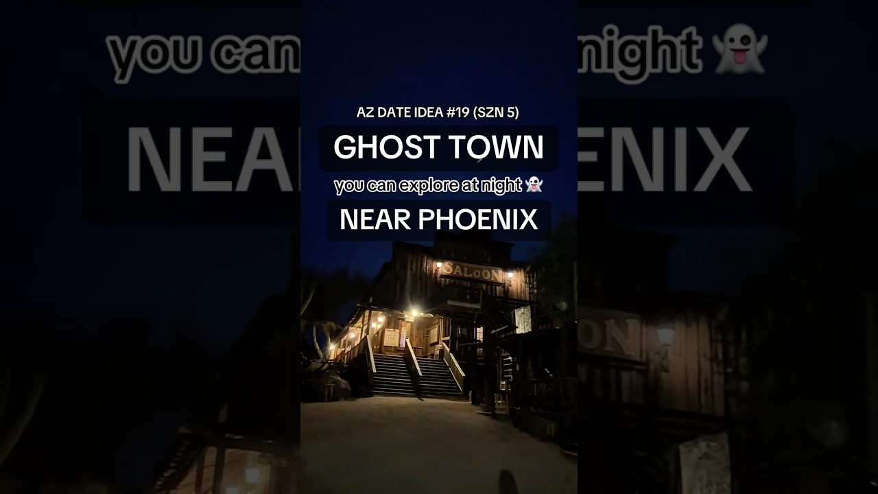 Going on a date at a creepy Ghost Town! 👻