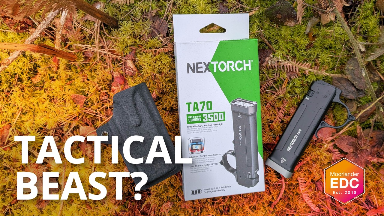 Nextorch TA70 Ultra Slim — A Tactical Powerhouse in Your Pocket