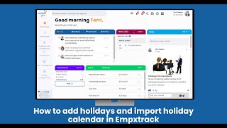 How to Add Holidays and Import Holiday Calendar in Empxtrack screenshot 3