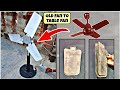 Table Fan From Old Ceiling Fan 😱 || How To Make Table Fan Form Old Ceiling Fan || Homemade Work🤔✅ !.