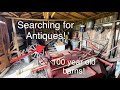 Searching 100 year old barns for collectibles! Cash in the hay loft!