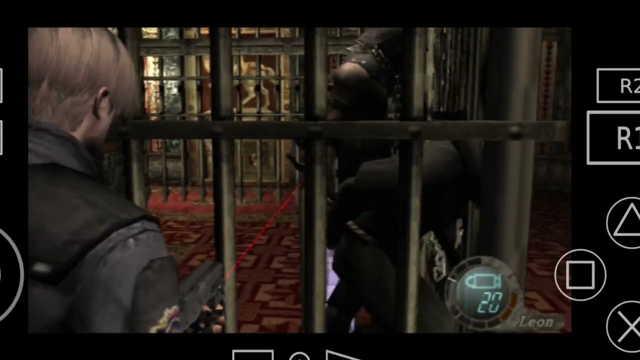 RESIDENT EVIL 4 MOBILE IOS ANDROID MOBILE VERSION AETHERSX2 EMULATOR HORROR VILLAGE GAME PLAY