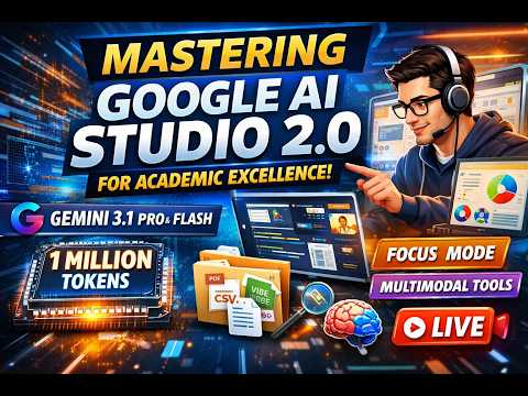 Mastering Google AI Studio 2 0 for Academic Excellence #googleaistudio #gemini31pro #vibecoding