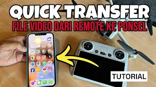 How To Transfer  Files From Dji Mini 3 Rc Remote To Mobile Phone  How To Quickly Transfer D