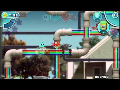 The Amazing World Of Gumball  Rainbow Ruckus   Cartoon Network Games Lv2 1~2 5