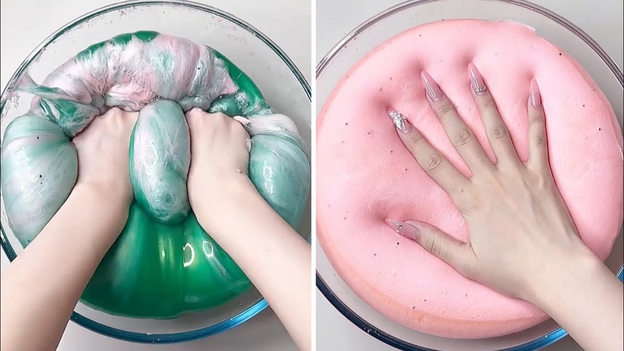 Slow Slime Most Relaxing and Satisfying Slime Videos #169 //Fast Version // SLM ...