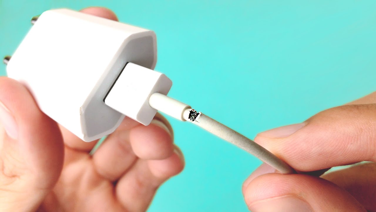 How To Repair iPhone Cable DIY YouTube