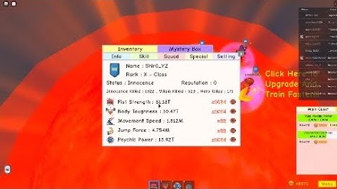 Stats update on super power training simulator ( Road to 1 qa fs )