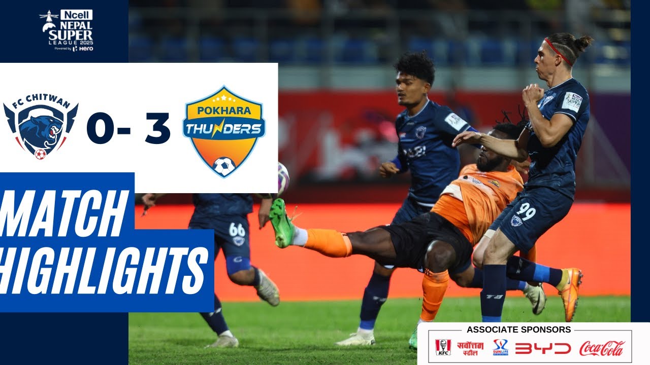 Eliminator Highlights | FC Chitwan vs Pokhara Thunders FC | Nepal Super Leauge 2025