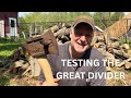 Testing out a vintage mechanical splitting axe from the 70s The great divider