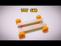 How to make a rubber band powered Toy Car from popsicle sticks | Toy Car | Uzi Crafts |