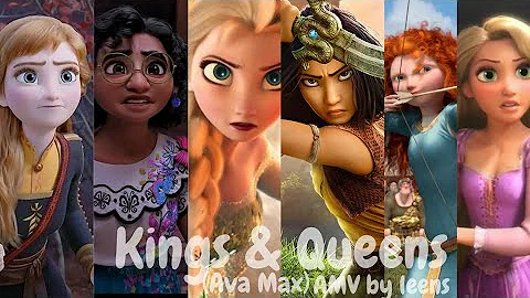 ~•{AMV}•~ ||°[Disney Princess]°||:"Kings & Queens": || by leens ||