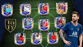 TOTY (Team Of The Year) Best Special Legendery+ Squad Builder | TOTY XI - FIFA Mobile 21