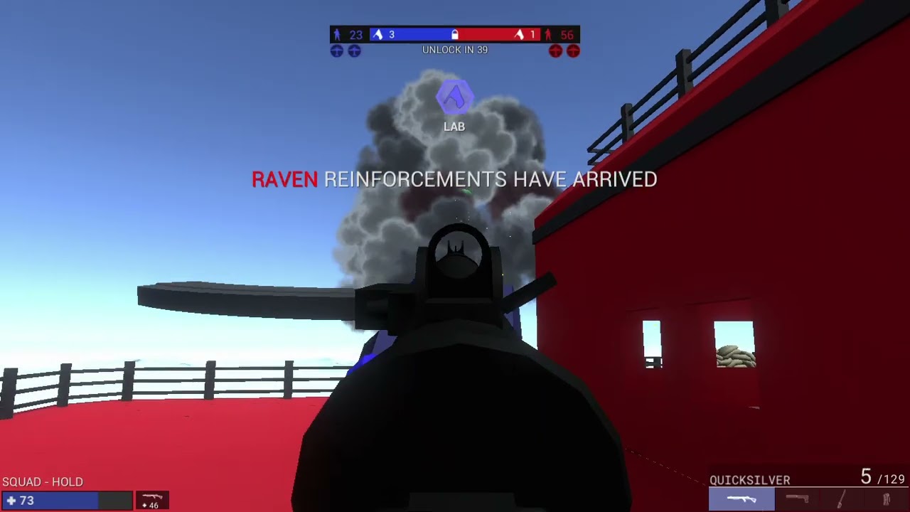 Ravenfield Glacier Map Gameplay (1) (With Commentary)