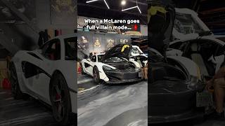 When A McLaren Goes Full Villain Mode.. #mclaren #supercar #carwrap #wrap #vinyl #transformation